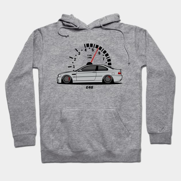 Silver E46 Hoodie by turboosted